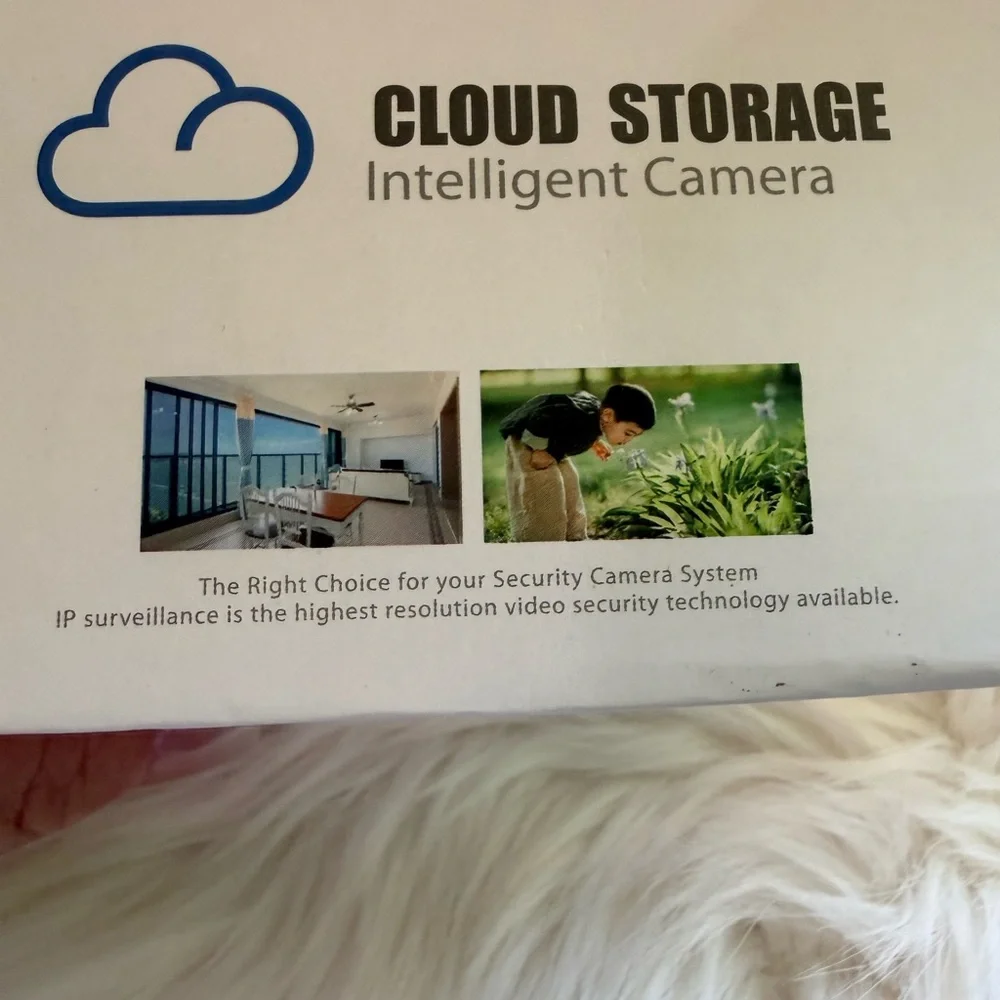 Source Unknown Cloud Storage Intelligent Camera White Blue Packaging